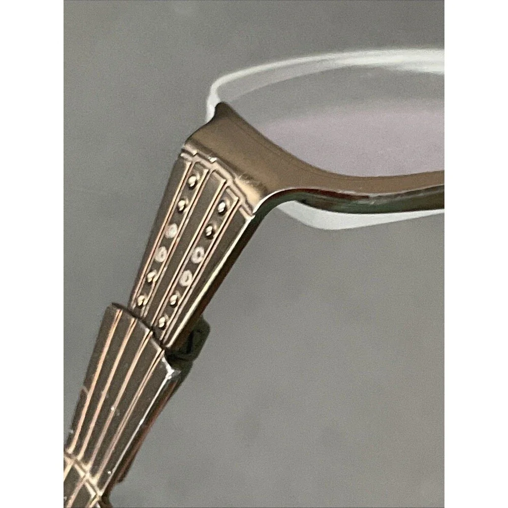 Rampage R165 LBRN 49-18-135 Brown Metal Flex  Half Rim Eyeglasses Frames ONLY